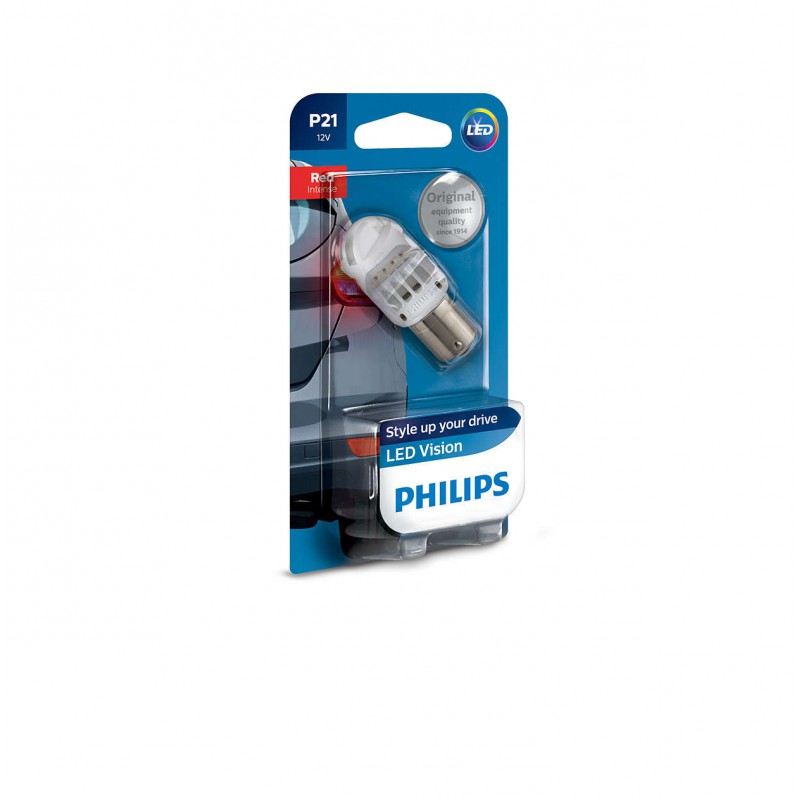 Купить запчасть PHILIPS - 12839REDB1 Светодиодная лампа PR21W 12V LED (12839REDB1)