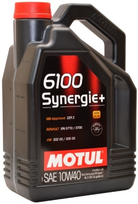 Купить запчасть MOTUL - 101491 Масло 6100 SYNERGIE (10W-40) MOTUL 4л