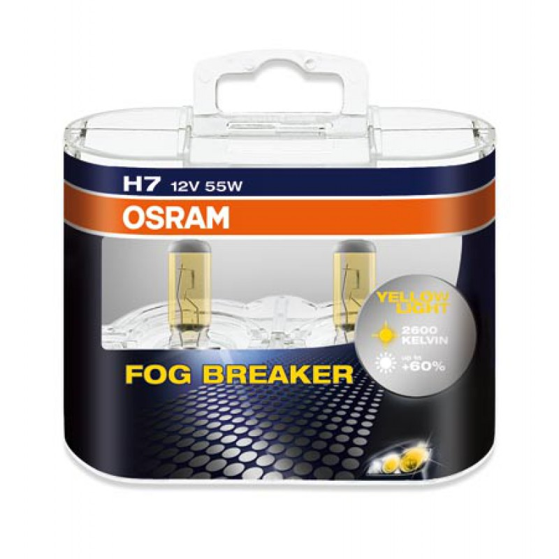 Купить запчасть OSRAM - 62210FBRDUOBOX H7 12V 55W FOG BREAKER (62210FBR) OSRAM