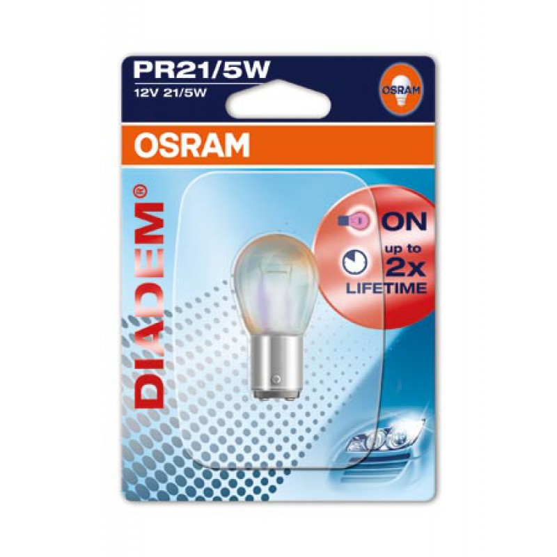 Купить запчасть OSRAM - 7538LDR01B PR21/5W 12V 21/5W (7538LDR-01B) DIADEM