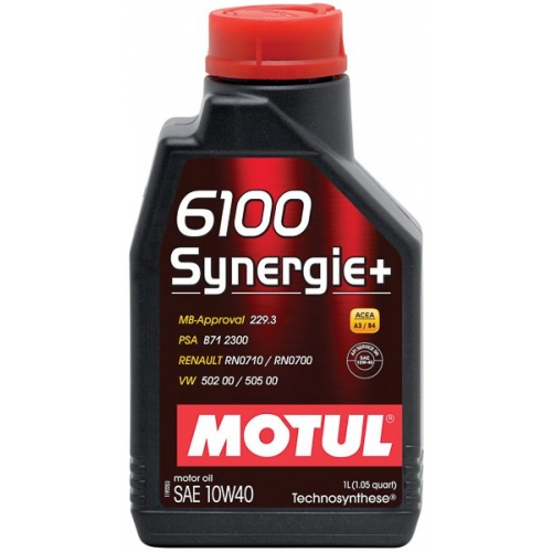 Купить запчасть MOTUL - 102781 Масло 6100 SYNERGIE (10W-40) MOTUL 1л