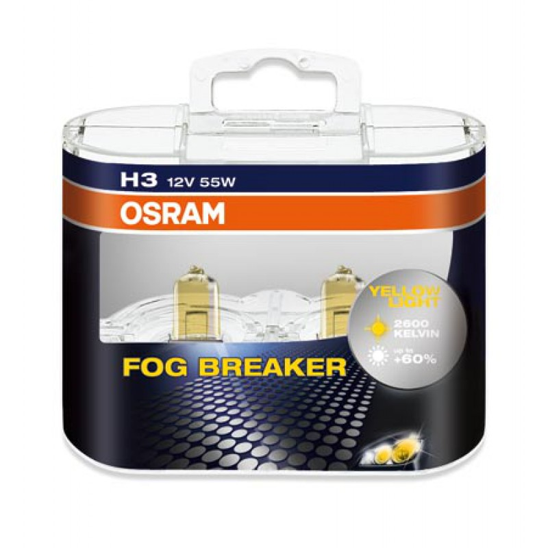 Купить запчасть OSRAM - 62151FBRDUOBOX H3 12V 55W FOG BREAKER (62151FBR) OSRAM