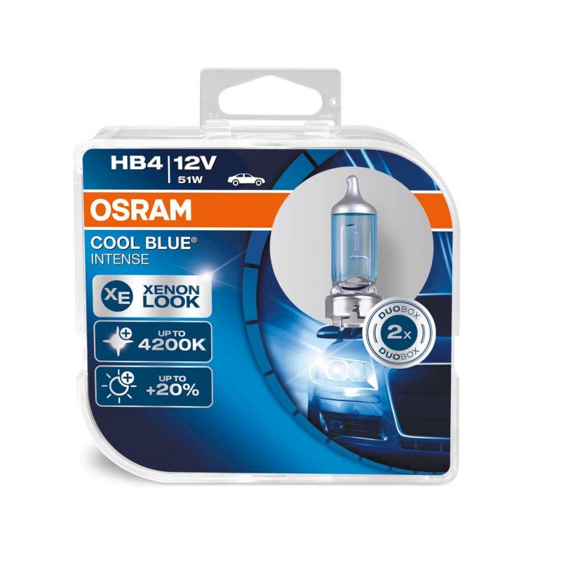 Купить запчасть OSRAM - 9006CBIDUOBOX HB4 12V 51W COOL BLUE INTENSE (9006CBIDUOBOX)OSRAM