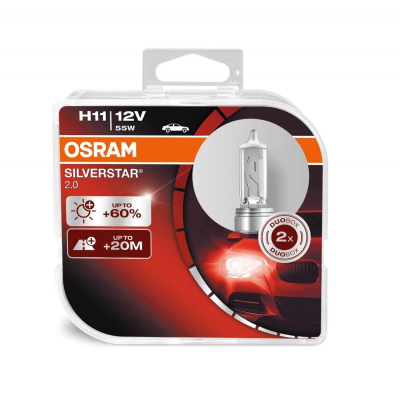 Купить запчасть OSRAM - 64211SV2HCB H11 12V 55W+60% (64211SV2HCB) OSRAM компл