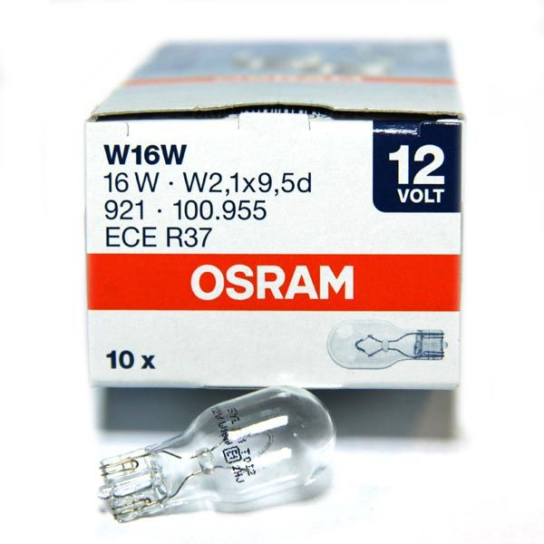 Купить запчасть OSRAM - 921 W16W 12V 16W (921) OSRAM
