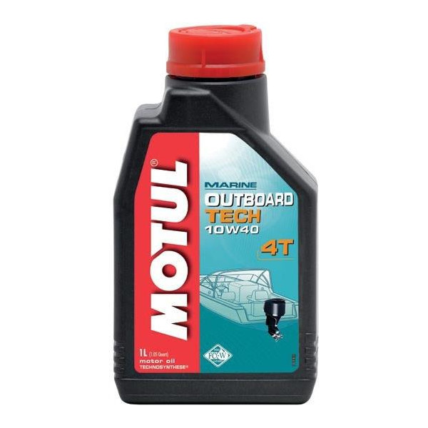 Купить запчасть MOTUL - 106397 Масло Outboard TECH 4T 10W-40 MOTUL 1л