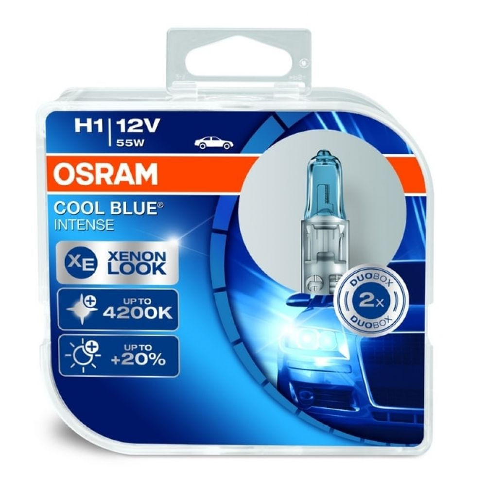 Купить запчасть OSRAM - 64150CBIHCB H1 12V 55W COOL BLUE INTENSE (64150CBI) OSRAM комп