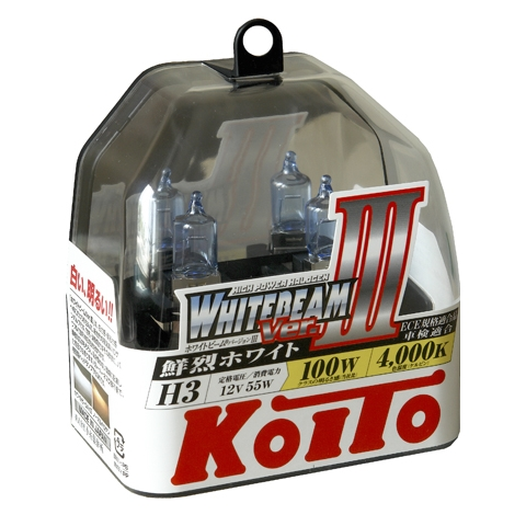 Купить запчасть KOITO - P0752W H3 12V 55W (100W) 4000К (P0752W) KOITO компл