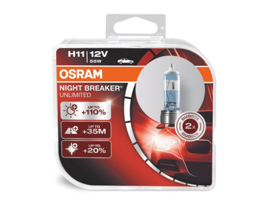 Купить запчасть OSRAM - 64211NBUHCB H11 12V 55W+110% (64211NBUHCB) OSRAM