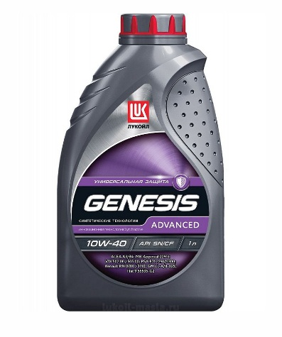 Купить запчасть LUKOIL - 1632649 Масло моторное GENESIS ADVANCED 10W40 (1632649) LUKOIL 1л