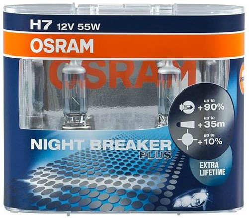 Купить запчасть OSRAM - 64210NBPHCB H7 12V 55W+90% (64210NBP) OSRAM комплект