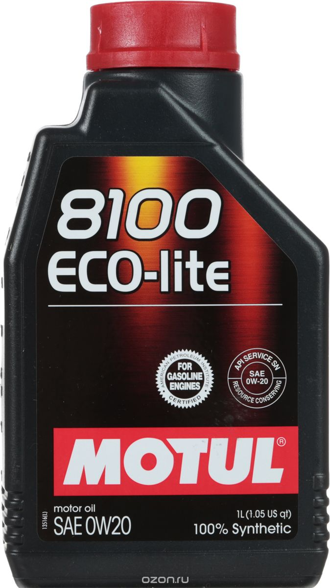 Купить запчасть MOTUL - 104981 Масло 8100 ECO-LITE (0W-20) MOTUL 1л