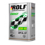 Купить запчасть ROLF - 322227 Масло моторное ROLF Energy 10W40 4л