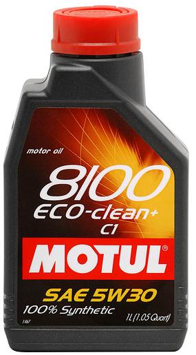 Купить запчасть MOTUL - 101580 Моторное масло Motul 8100 Eco-clean+ 5W-30 1л