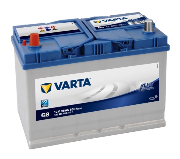 Купить запчасть VARTA - 5954050833132 Аккумулятор VARTA Blue G8 95L 830A 306x173x225 5954050833132