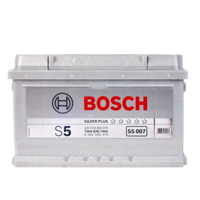 Купить запчасть BOSCH - 0092S50070 Аккумулятор автомобильный BOSCH S5 Silver Plus 0 092 S50 070 74 Ач