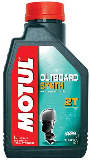 Купить запчасть MOTUL - 101722 Моторное масло Motul Outboard Synth 2T 5W-30 1л