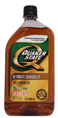 Купить запчасть QUAKER STATE - 073102046481 Моторное масло Quaker state Ultimate Durability SAE 5W-30 0,946л