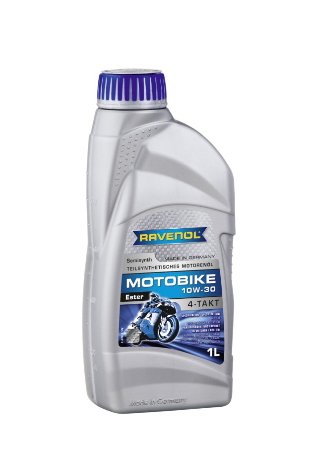 Купить запчасть RAVENOL - 4014835731011 Моторное масло Ravenol Motobike 4-T Ester 10W-30 1л