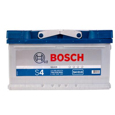 Купить запчасть BOSCH - 0092S40100 Аккумулятор автомобильный BOSCH S4 Silver 0 092 S40 100 80 Ач