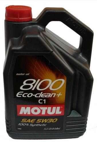 Купить запчасть MOTUL - 101584 Моторное масло Motul 8100 Eco-clean+ 5W-30 5л