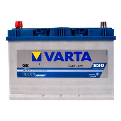 Купить запчасть VARTA - 595405083 Аккумулятор VARTA Blue Dynamic 95 А/ч 595405 G8 306x173x225 EN830 высокий