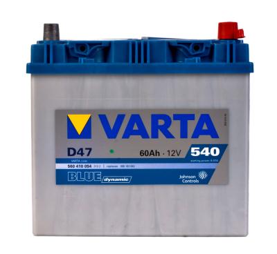 Купить запчасть VARTA - 560410054 Аккумуляторная батарея Blue Dynamic 19.5/17.9 Евро 60ah 540a 232/173/225 Varta 560410054