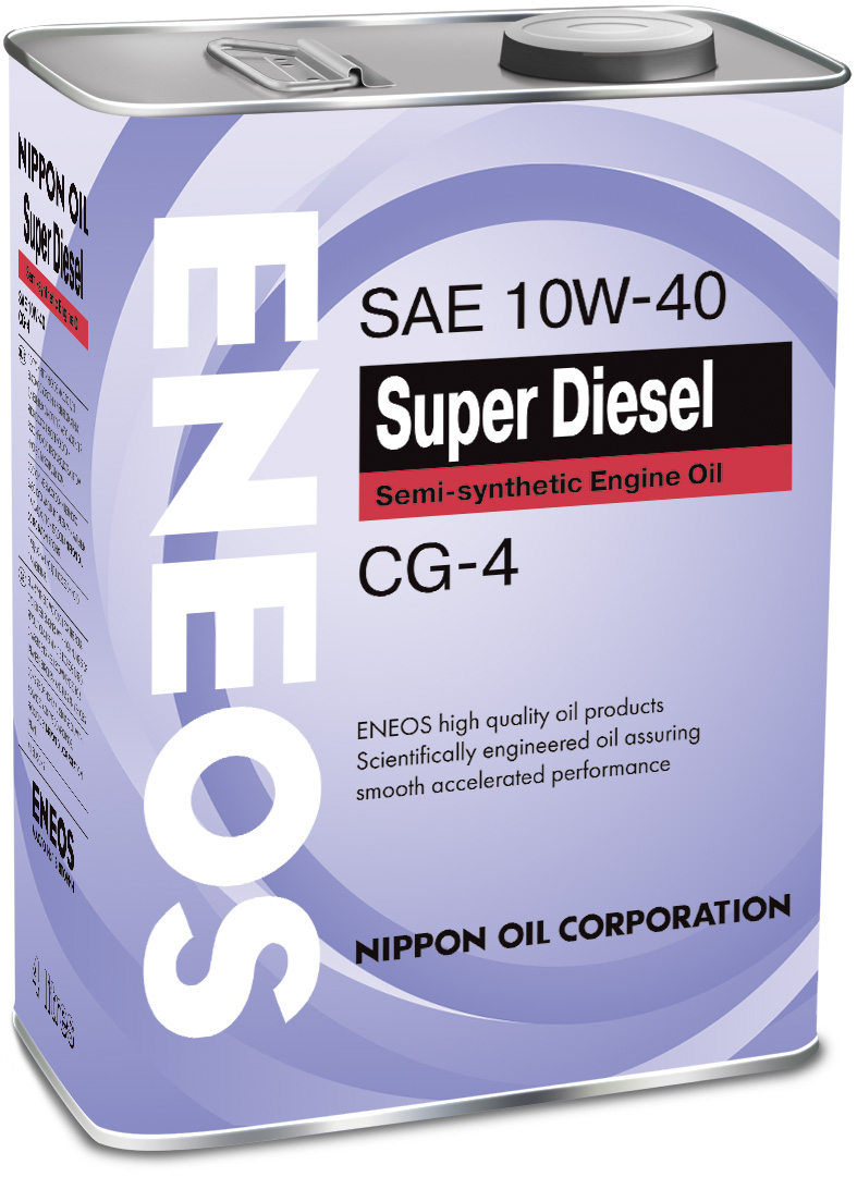 Купить запчасть ENEOS - OIL1328 Моторное масло Eneos Super Diesel Semi-Synthetic 10W-40 4л