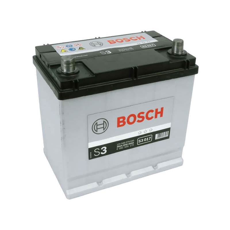 Купить запчасть BOSCH - 0092S30170 Аккумулятор автомобильный BOSCH S3 0 092 S30 170 45 Ач