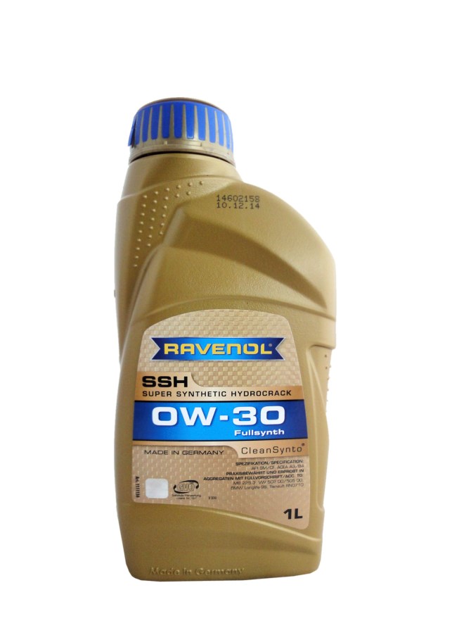 Купить запчасть RAVENOL - 4014835795310 Моторное масло Ravenol Super Synthetic Hydrocrack SSH SAE 0W-30 1л