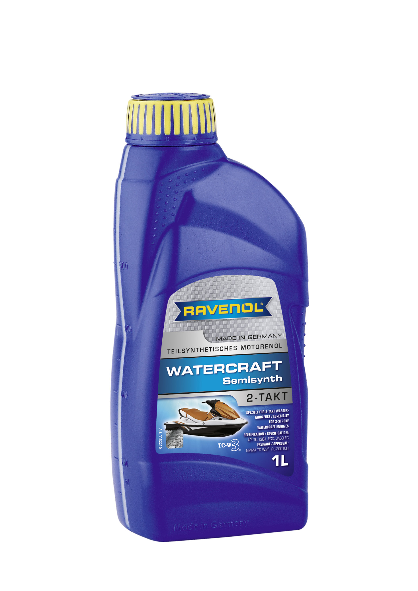 Купить запчасть RAVENOL - 4014835728417 Моторное масло Ravenol Watercraft Teilsynth 2-Takt 5W-30 1л