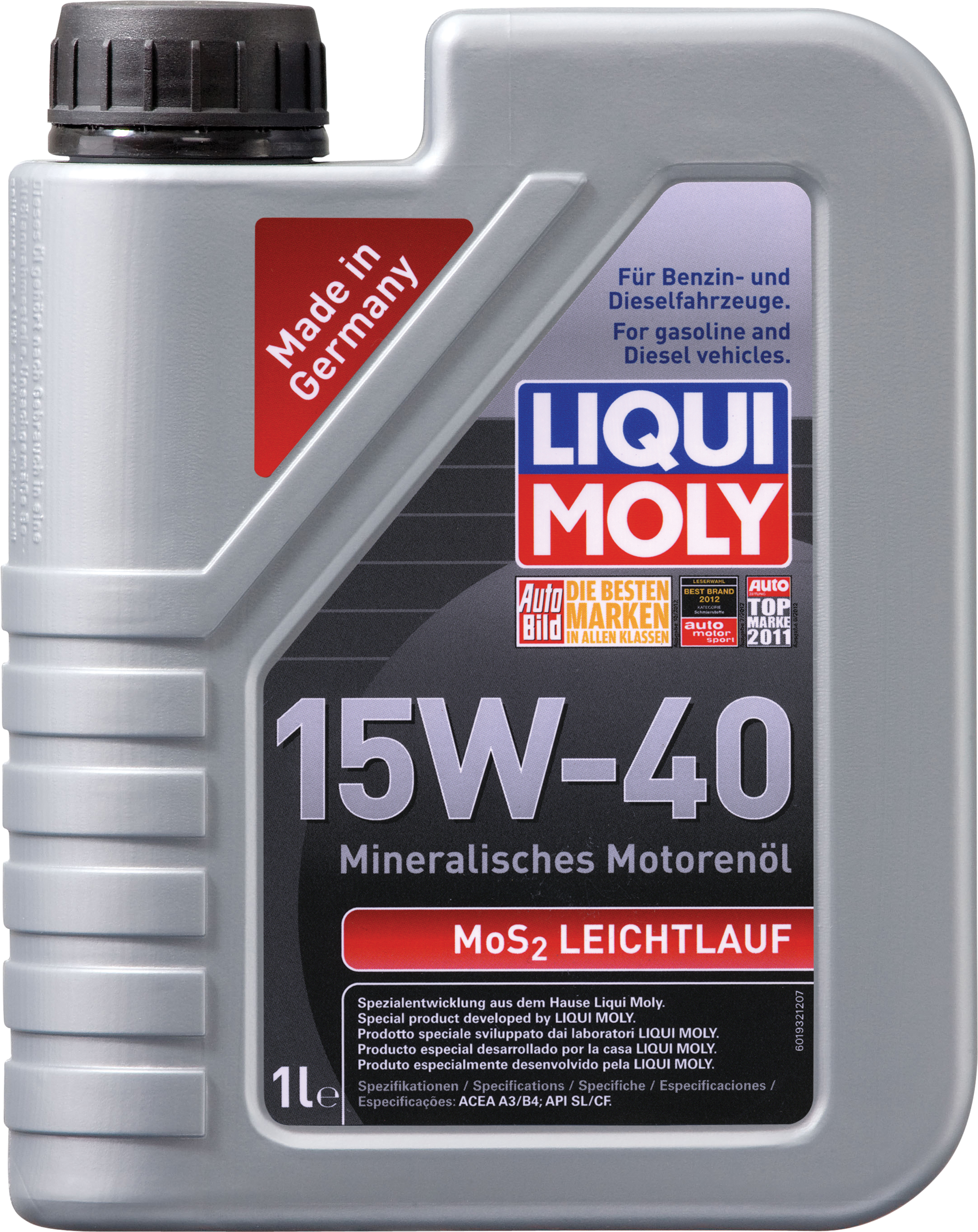 Купить запчасть LIQUI MOLY - 1932 Моторное масло Liqui moly Super Motor Oil MoS2 15w-40 1л