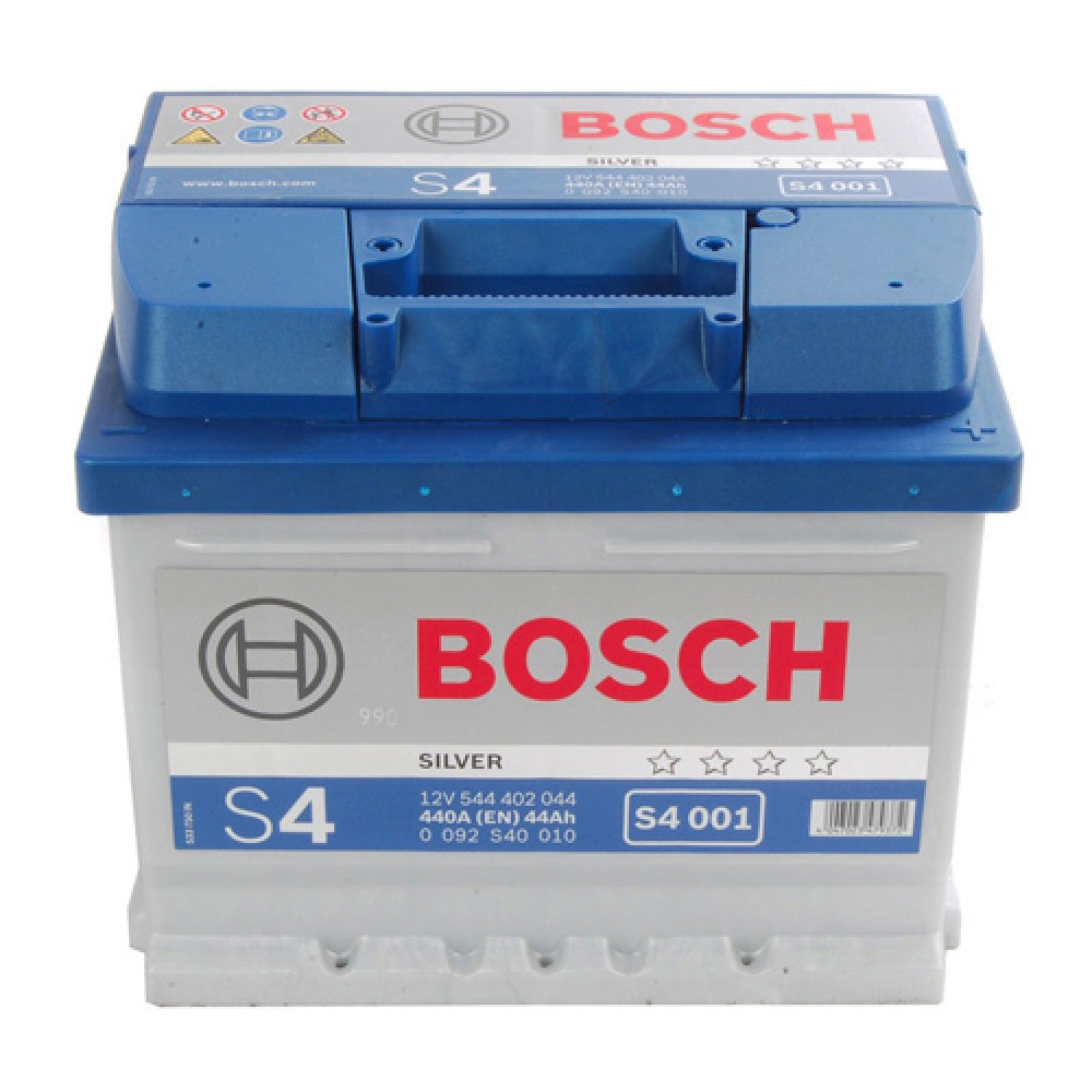 Купить запчасть BOSCH - 0092S40010 Аккумулятор автомобильный BOSCH S4 Silver 0 092 S40 010 44 Ач