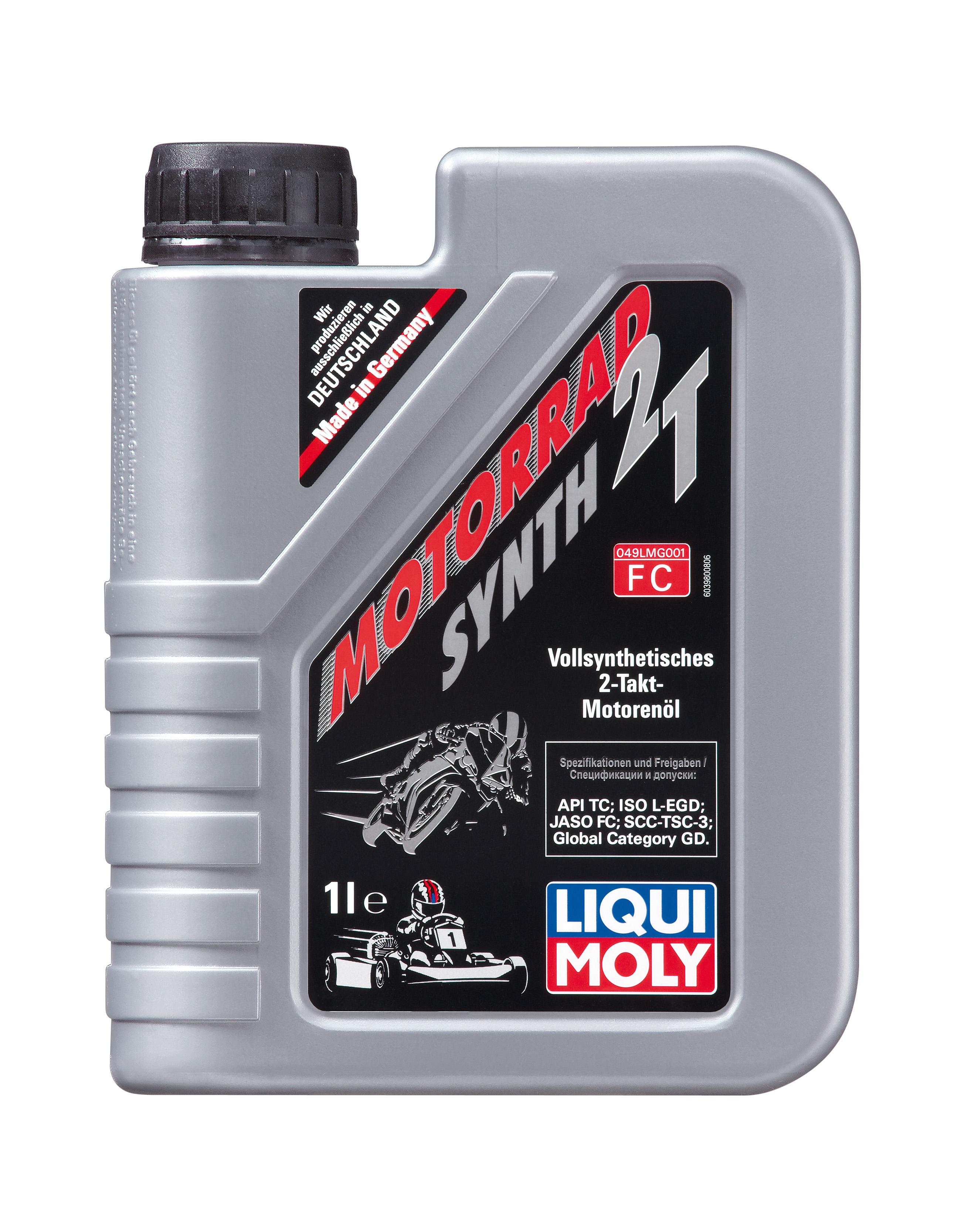 Купить запчасть LIQUI MOLY - 3980 Моторное масло Liqui moly Motorbike 2T Synth Street Race TD 10W-30 1л