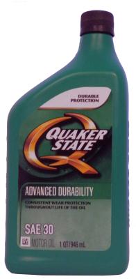 Купить запчасть QUAKER STATE - 073102036543 Моторное масло Quaker state Advanced Durability SAE 30 0,946л