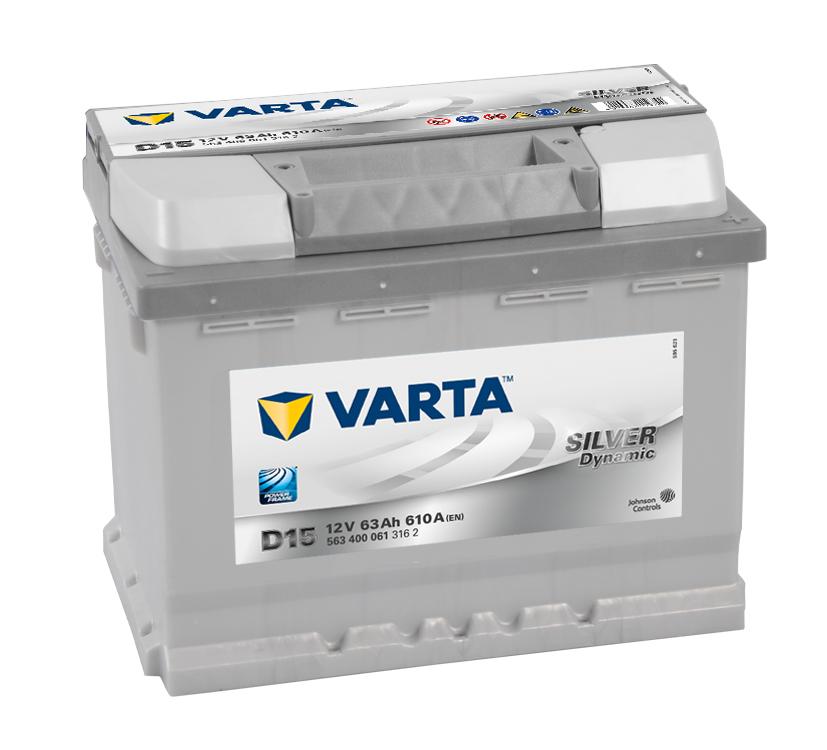 Купить запчасть VARTA - 5634010613162 Аккумулятор автомобильный  Varta Silver Dynamic 5634010613162 63 Ач