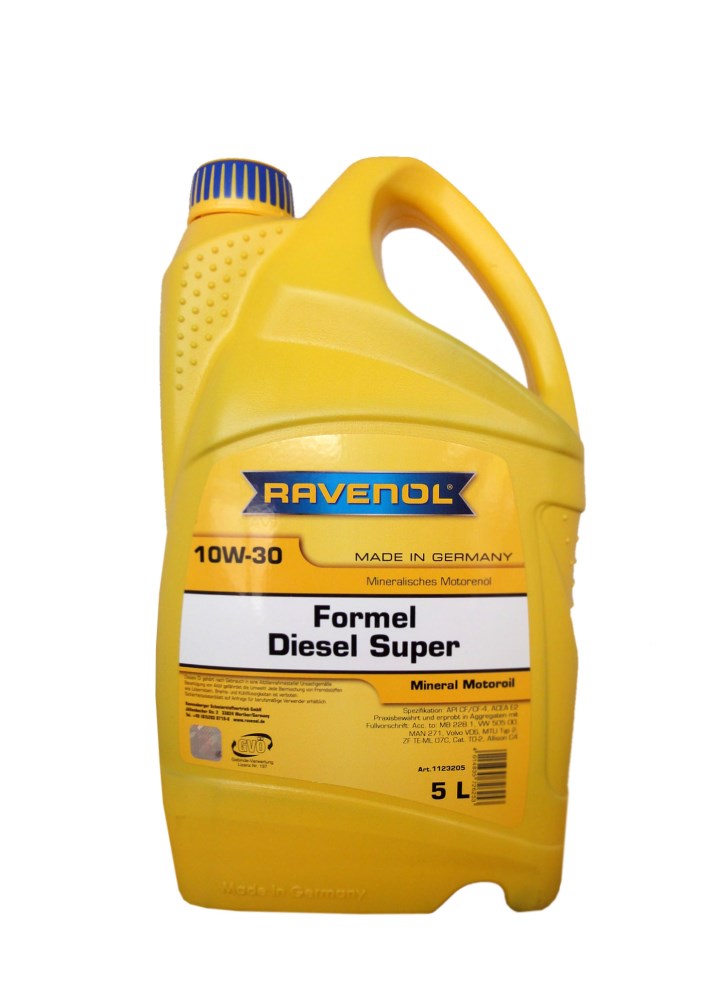 Купить запчасть RAVENOL - 4014835726253 Моторное масло Ravenol Formel Diesel Super 10W-30 5л