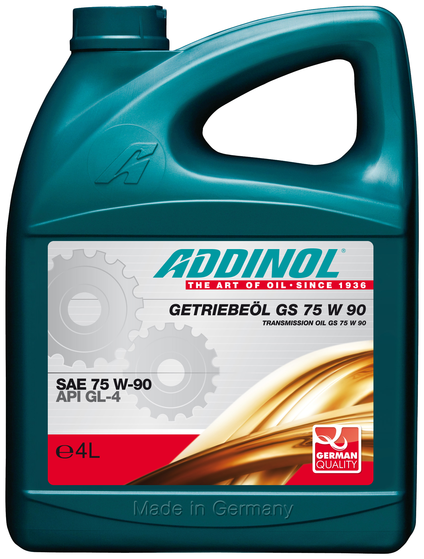 Купить запчасть ADDINOL - 4014766250216 Трансмиссионное масло Getriebeol GS SAE 75W-90 (4л)