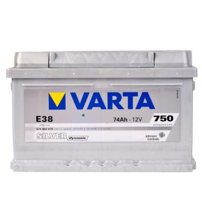 Купить запчасть VARTA - 574402075 Аккумуляторная Батарея Silver Dynamic 19.5/17.9 Евро 74ah 750a 278/175/175 Varta