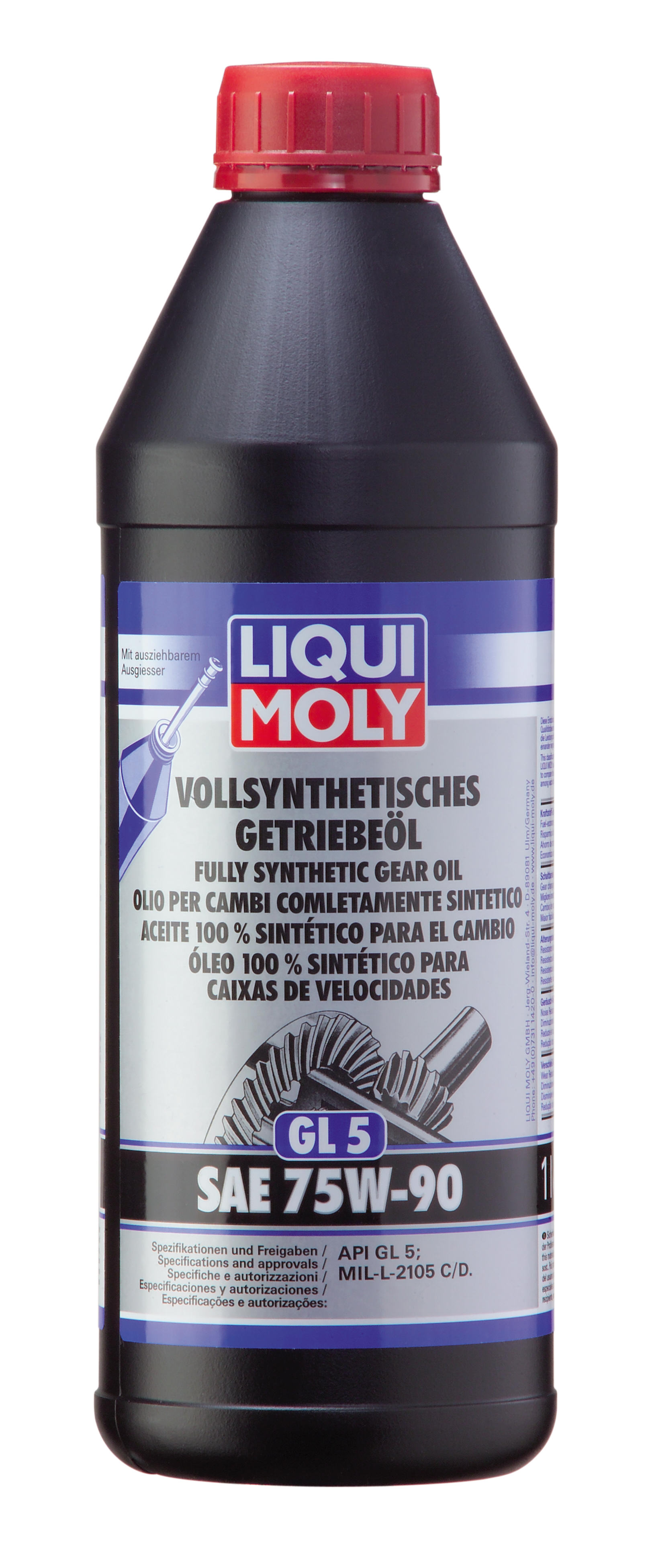 Купить запчасть LIQUI MOLY - 1950 Трансмиссионное масло Vollsynthetisches Getriebeoil SAE 75W-90