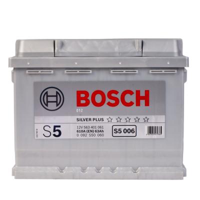 Купить запчасть BOSCH - 0092S50060 Аккумулятор автомобильный BOSCH S5 Silver Plus 0 092 S50 060 63 Ач