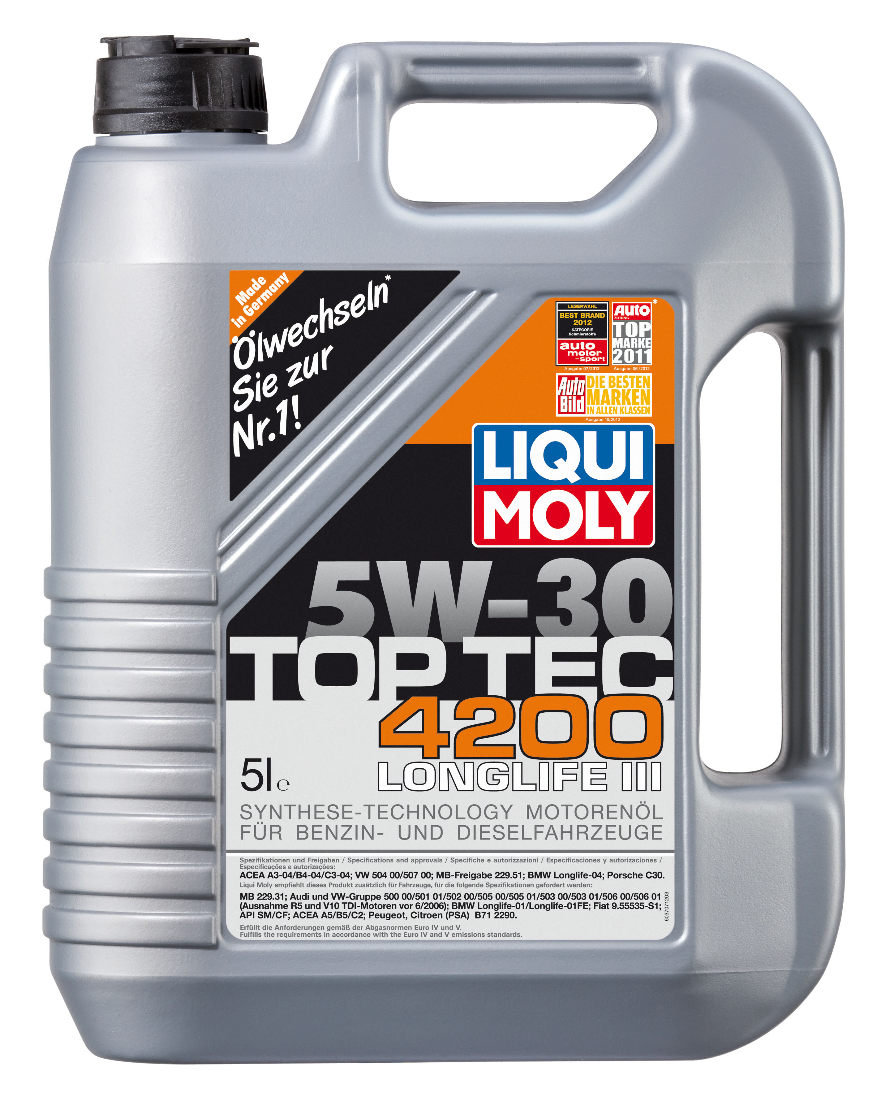 Купить запчасть LIQUI MOLY - 3707 Top Tec 4200