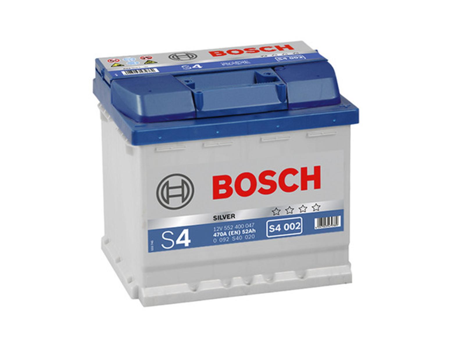 Купить запчасть BOSCH - 0092S40020 Аккумулятор автомобильный BOSCH S4 Silver 0 092 S40 020 52 Ач