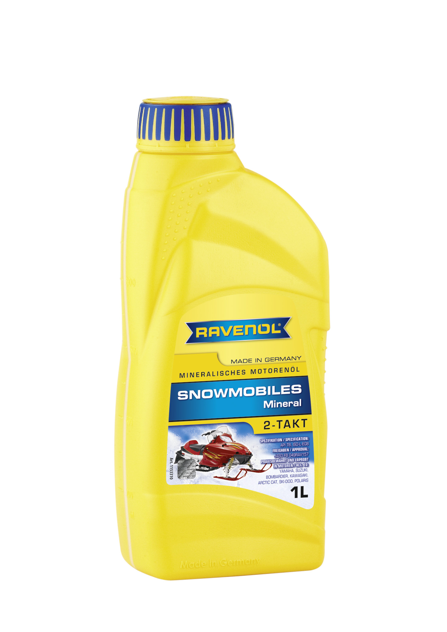 Купить запчасть RAVENOL - 4014835729513 Моторное масло Ravenol Snowmobiles Mineral 2-Takt 5W-30 1л