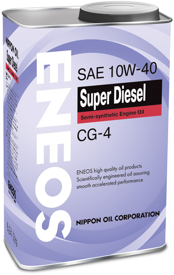 Купить запчасть ENEOS - OIL1325 Моторное масло Eneos Super Diesel Semi-Synthetic SAE 10W-40 0,946л