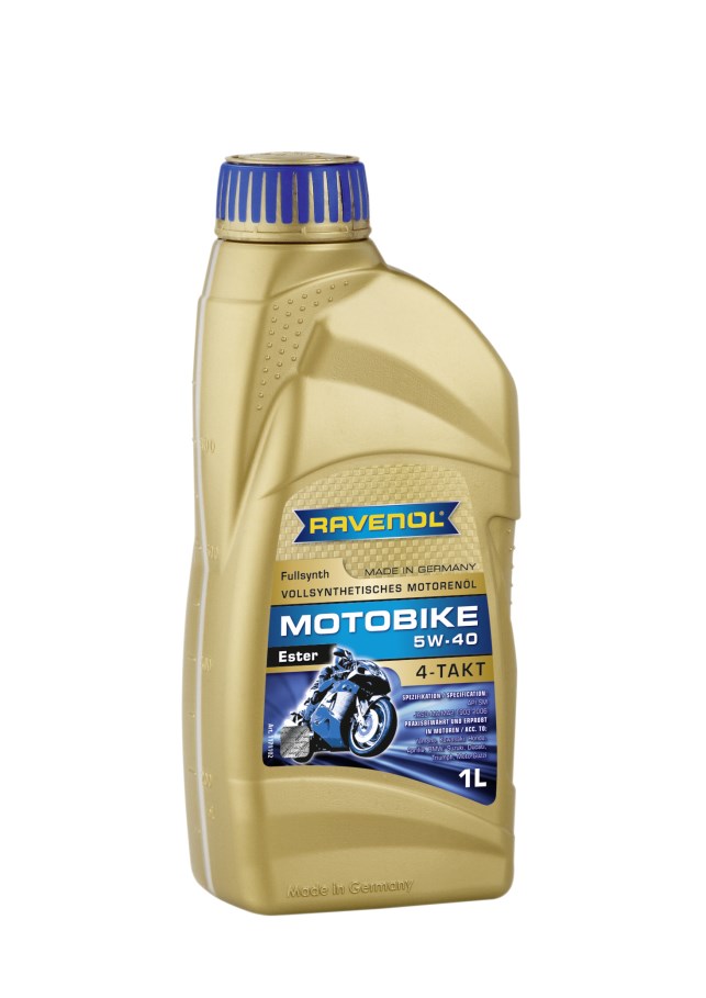 Купить запчасть RAVENOL - 4014835730717 Моторное масло Ravenol Motobike 4-T Ester 5W-40 1л