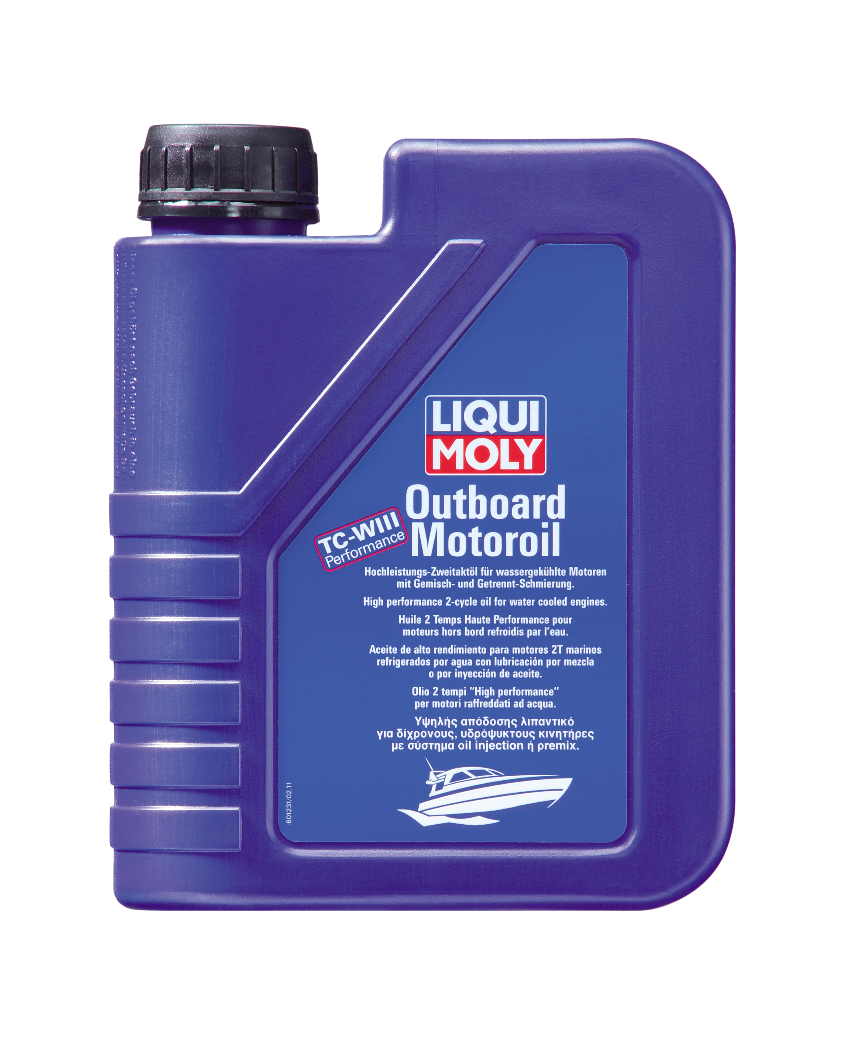 Купить запчасть LIQUI MOLY - 1231 для подвесных судовых двигателей Outboard Motoroil