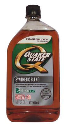 Купить запчасть QUAKER STATE - 073102014411 Моторное масло Quaker state Synthetic Blend dexos 1 SAE 5W-30 0,946л