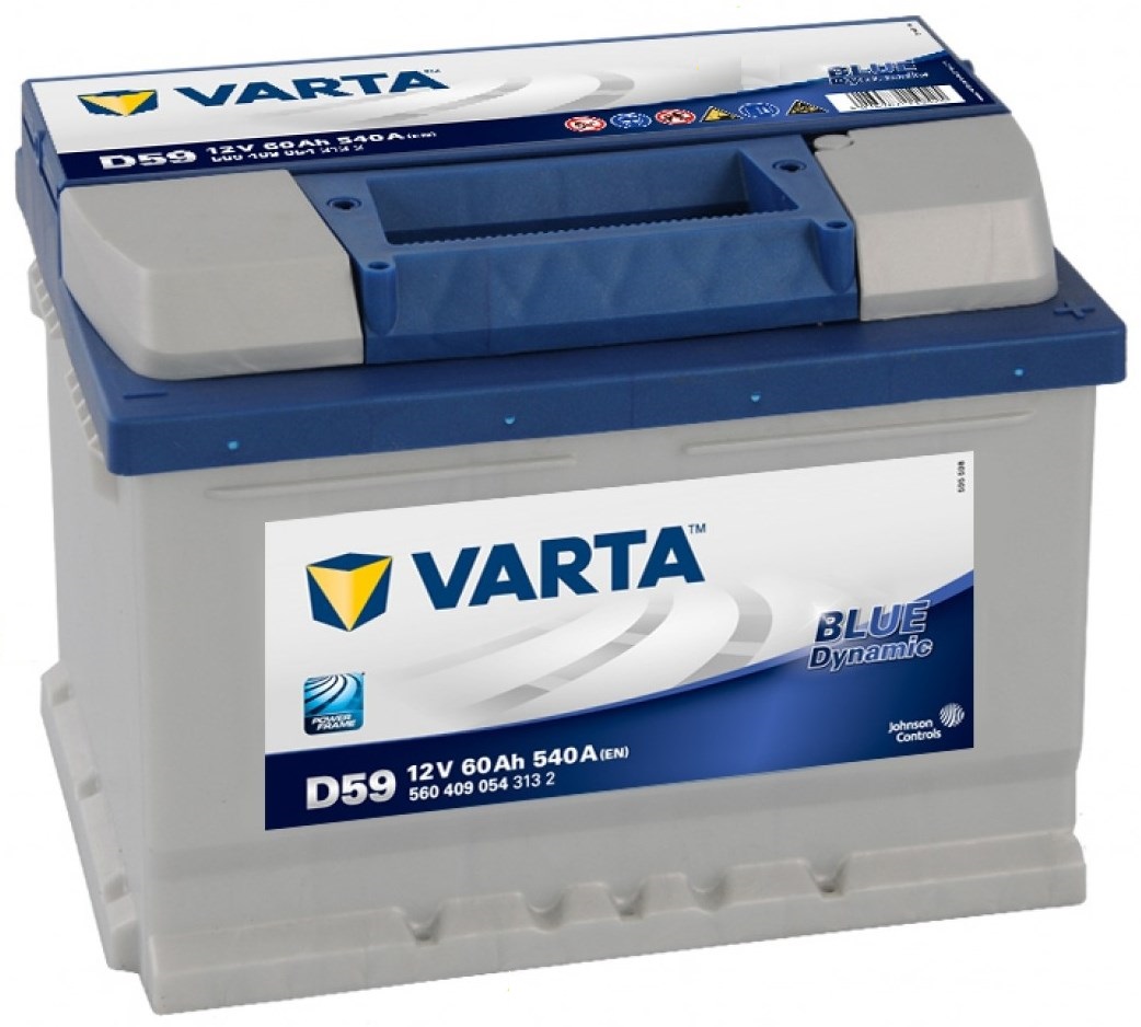 Купить запчасть VARTA - 5604090543132 Аккумулятор Varta 5604090543132 60 Ач VL Euro (D59) низ.