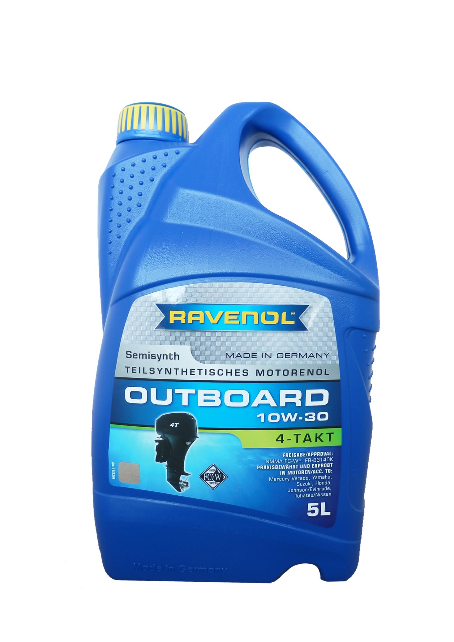 Купить запчасть RAVENOL - 4014835729056 Моторное масло Ravenol Outboardoel 4T SAE 10W-30 5л